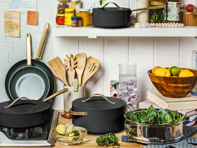 You Can Save $100 on Drew Barrymore's Beautiful 20-Piece Cookware