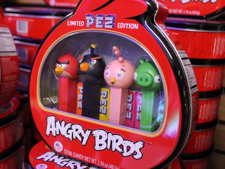 Angry bird pez