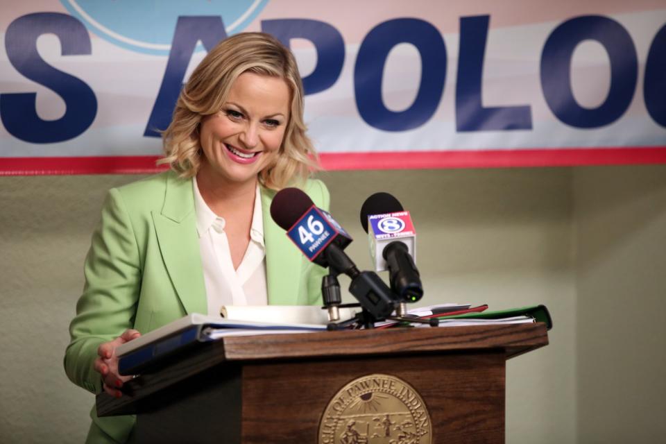 Amy Poehler as Leslie Knope in "Parks and Recreation."