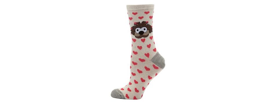 Hedgehog Heart Socks, £1.99