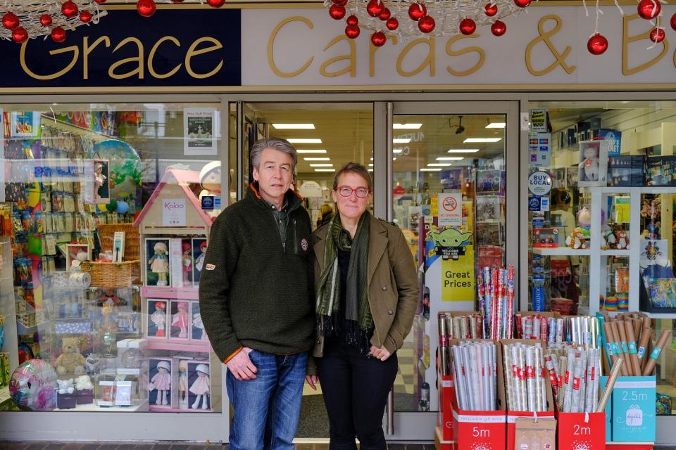 The independent store has been run by the family for 30 years and local residents supported the owners for staying open (SWNS)