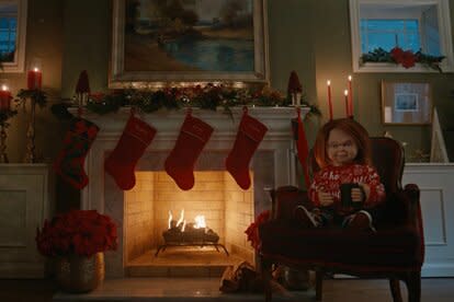 Chucky Yule Log SYFY PRESS