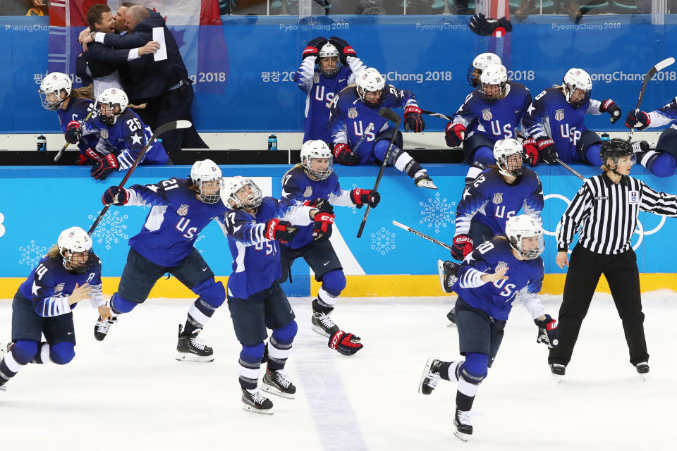 Gold Medal-Winning U.S. Olympic Hockey Team Members Reflect on Impact of Their Historic Victory