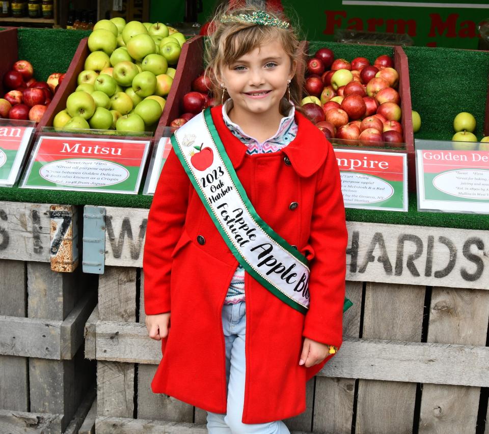 Addaline Bond won the title of Oak Harbor Apple Blossom this year.