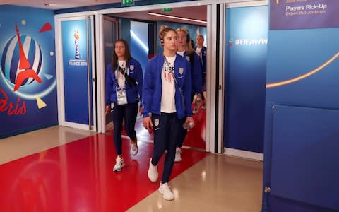 USA team arriving - Credit: FIFA