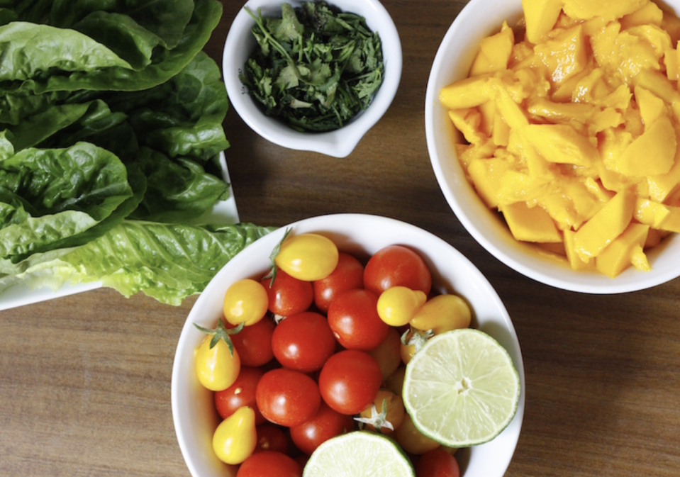 Mango Lettuce Bowl