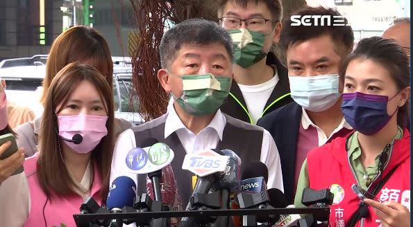 民進黨台北市長參選人陳時中今（26）日表示，對張淑娟小姐受到傷害也感到很遺憾。（資料照）