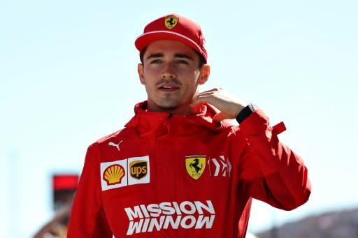 Ferrari driver Charles Leclerc, eliminated from the Brazilian Grand Prix