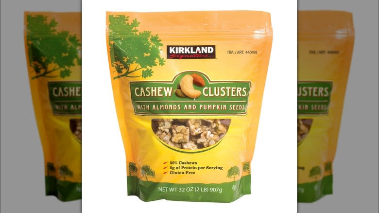 Kirkland Signature Cashew Clusters bag