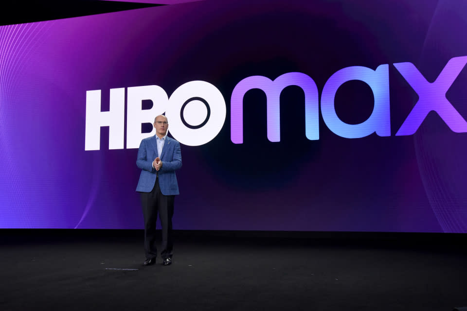 BURBANK, CALIFORNIA - OCTOBER 29: John Stankey, President & Chief Operating Officer of AT&T and Chief Executive Officer of WarnerMedia, speaks onstage at HBO Max WarnerMedia Investor Day Presentation at Warner Bros. Studios on October 29, 2019 in Burbank, California. (Photo by Presley Ann/Getty Images for WarnerMedia)