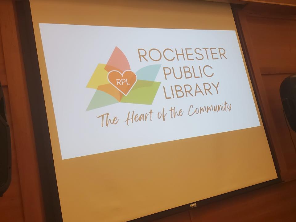 A new logo for Rochester Public Library was unveiled.