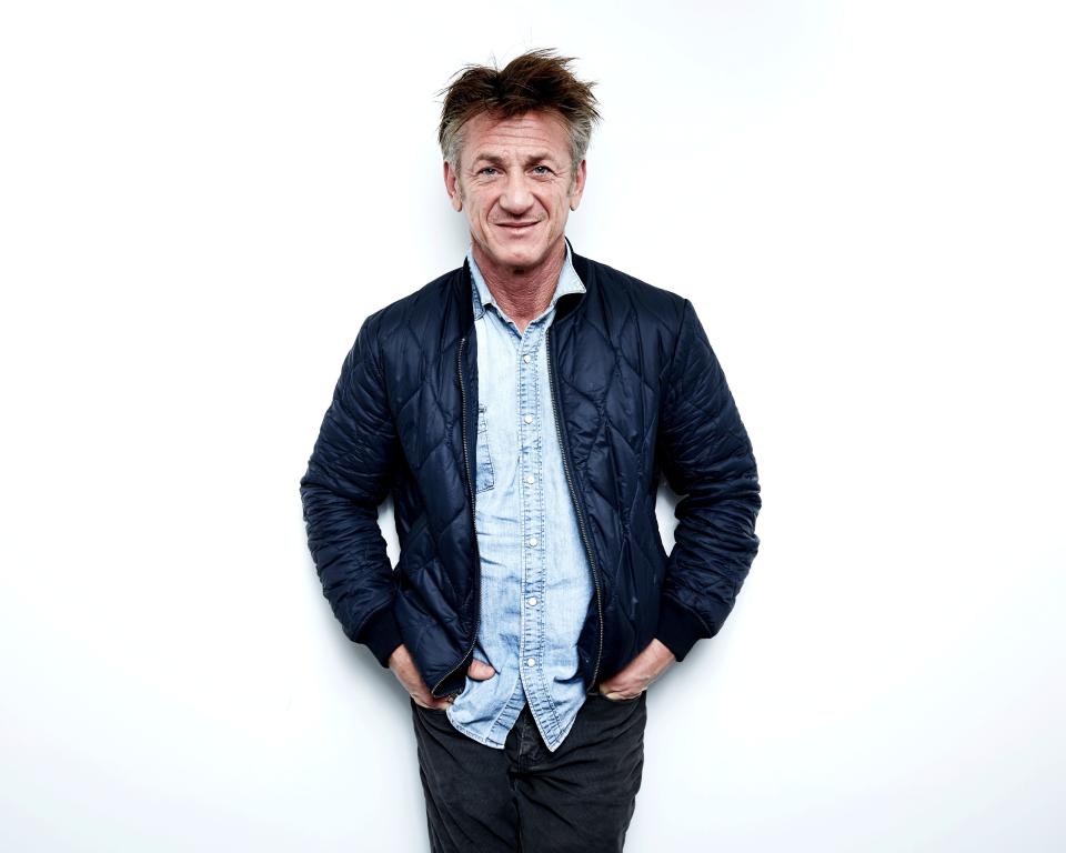 Actor-author-activist Sean Penn poses for a portrait in New York in March 2018.