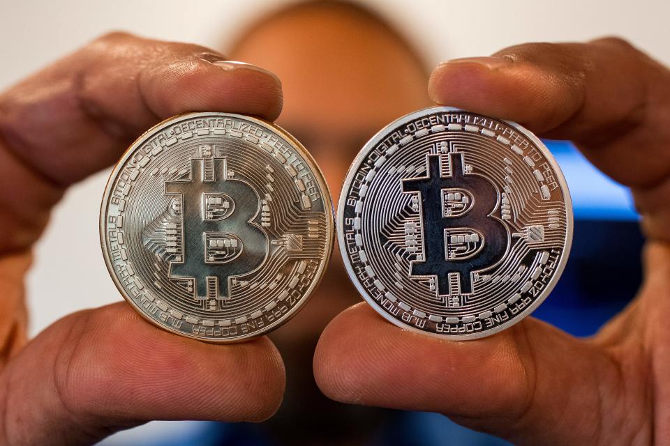 Bitcoin remains the most popular crypto currency to buy. Photo: Jack Guez/AFP/Getty Images