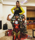 <p>Taylor Lautner flexed his muscles (literally) while posing in his superhero jammies with his younger sister, Makena: “Merry Christmas Eve from Iron Man and Batgirl!” (Photo: <a rel="nofollow noopener" href="https://www.instagram.com/p/BObbpBYgdtk/" target="_blank" data-ylk="slk:Instagram;elm:context_link;itc:0" class="link ">Instagram</a> </p>