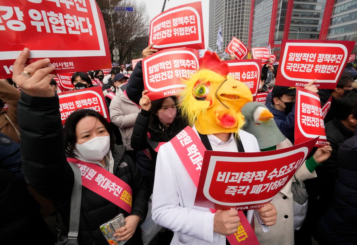 South Korea Doctors Protest (Copyright 2024 The Associated Press. All rights reserved.)