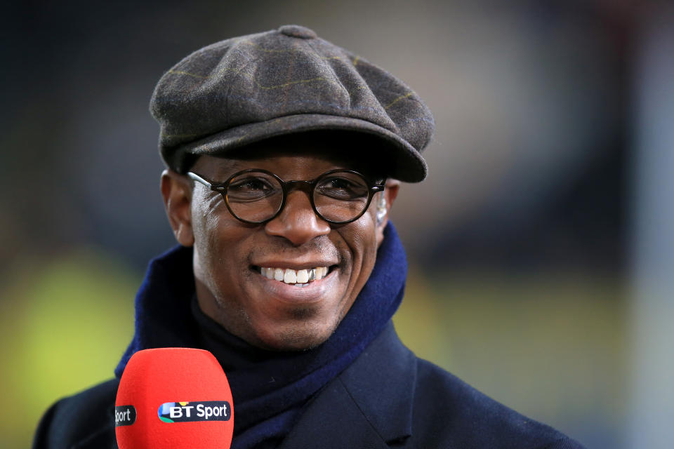 *Embargoed until 06:00 - 22 Apr 2020* File photo dated 08-03-2016 of BT Sport pundit Ian Wright