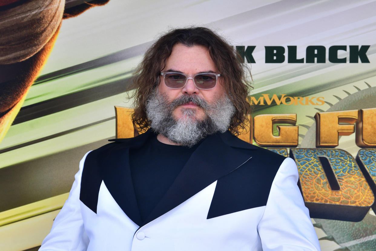 Jack Black vuelve a doblar al panda Po en 'Kung Fu Panda 4', donde quiere volver a repetir uno de sus últimos éxitos (Foto: Araya Doheny/WireImage)