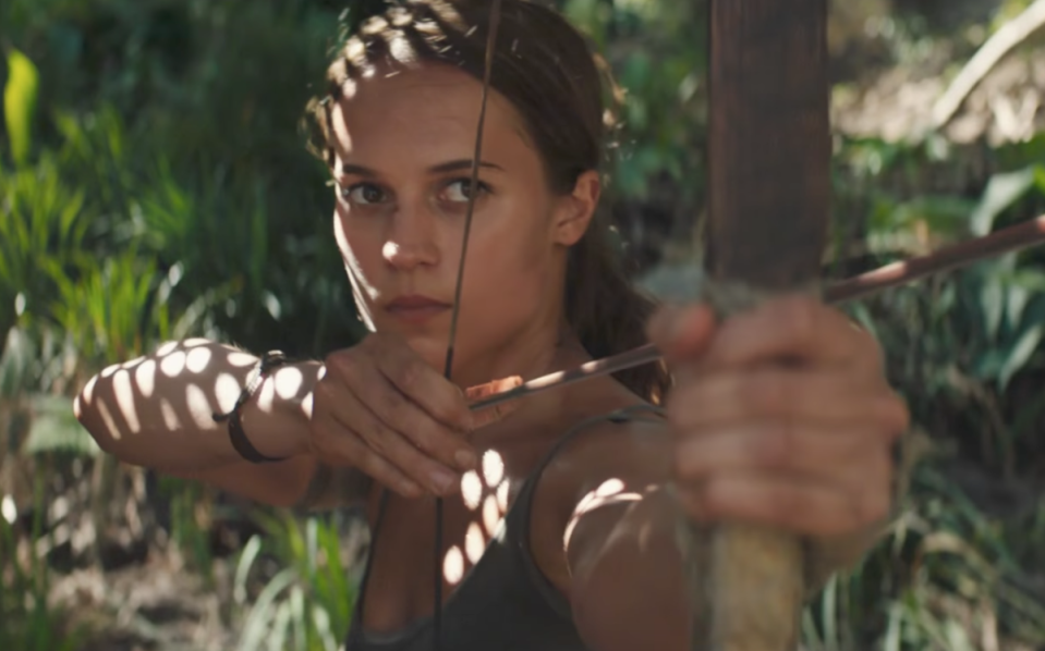 Alicia Vikander in ‘Tomb Raider’ (MGM)