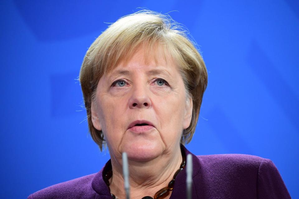 German Chancellor Angela Merkel: EPA
