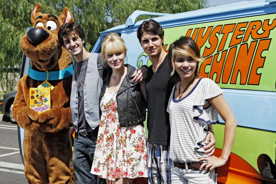 Scooby-Doo,Nick Palatas, Kate Melton, Robbie Amell, Hayley Kiyoke (Richard Vogel / APfile)