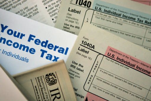 US federal tax forms are distributed by the Internal Revenue Service. The fiscal cliff comprises a poison-pill law agreed by Republicans and Democrats in August 2011 that forces harsh budget cuts from January 1, and the expiration of a wide range of tax cuts originally designed as temporary measures to boost economic growth