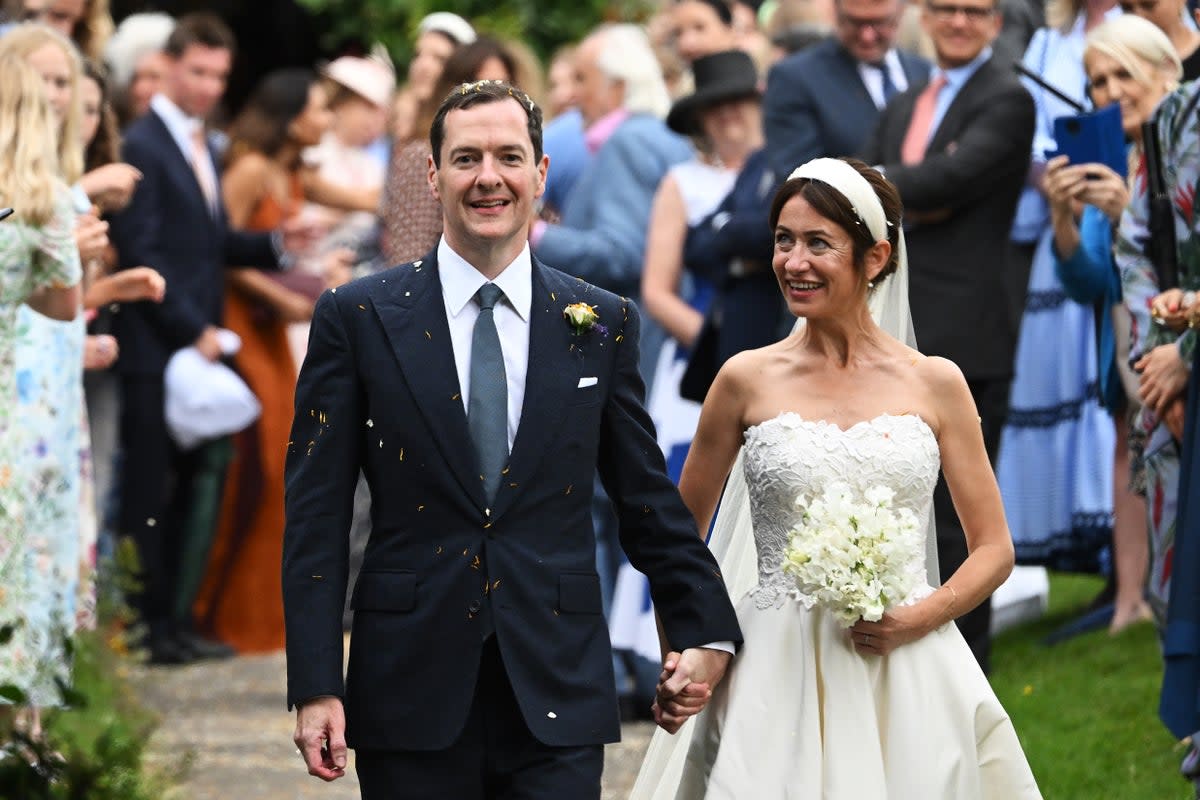 George Osborne and Thea Rogers married on Saturday (Getty Images)