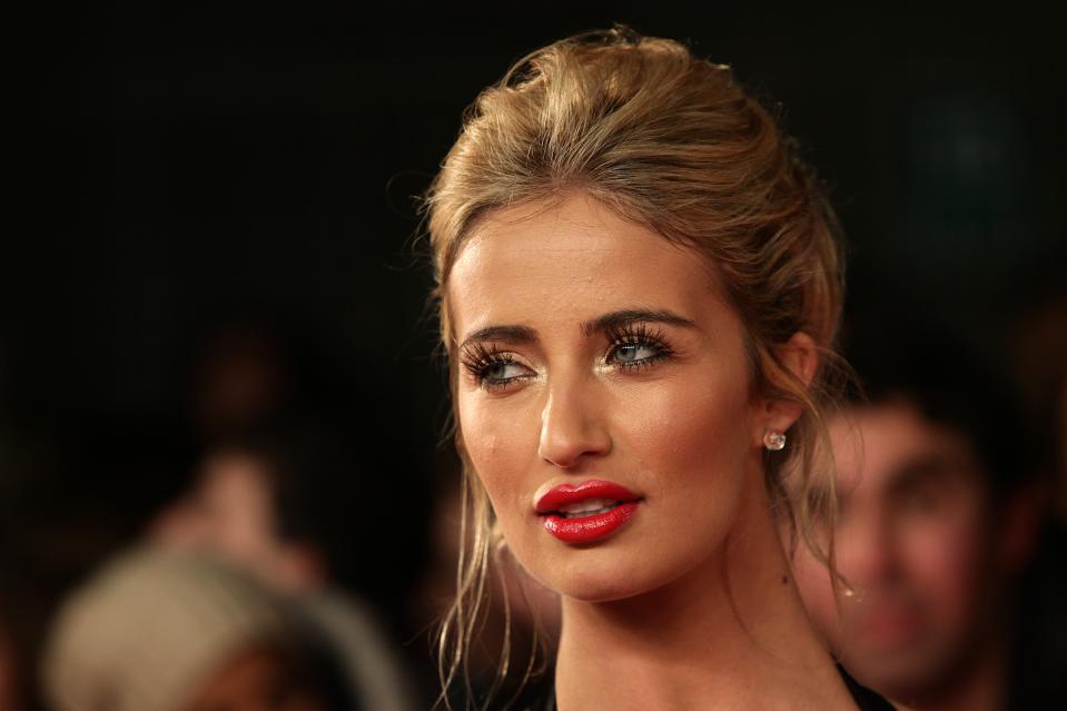 Chantelle Houghton arriving for the 2011 National Television Awards at the O2 Arena, London.   (Photo by Yui Mok/PA Images via Getty Images)