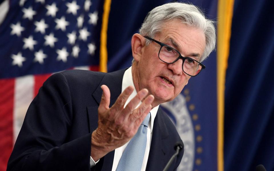 Federal Reserve Chairman Jerome Powell - OLIVIER DOULIERY/AFP via Getty Images