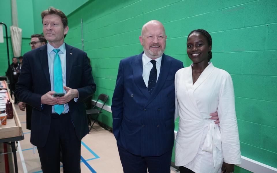 Reform leader Richard Tice, left, with Simon Danczuk, the party's Rochdale candidate