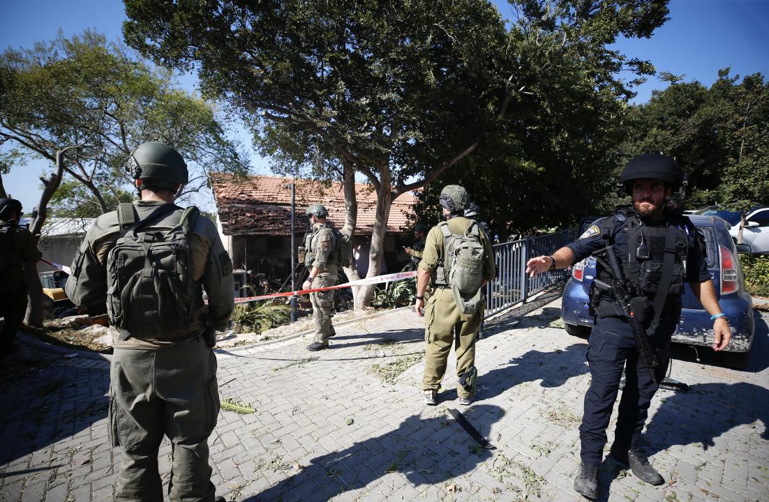 Fuerzas de seguridad de Israel. (Foto: Saeed Qaq/Anadolu via Getty Images)