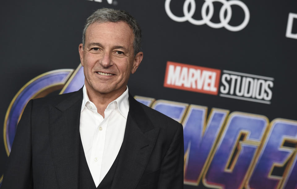 Disney CEO Bob Iger arrives at the premiere of "Avengers: Endgame" at the Los Angeles Convention Center on Monday, April 22, 2019. (Photo by Jordan Strauss/Invision/AP)