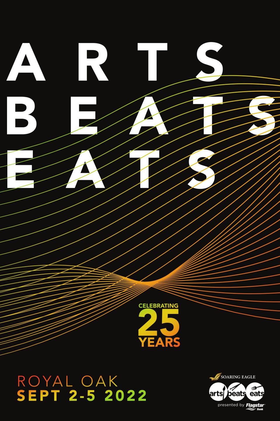 Arts, Beats & Eats' 2022 festival poster.