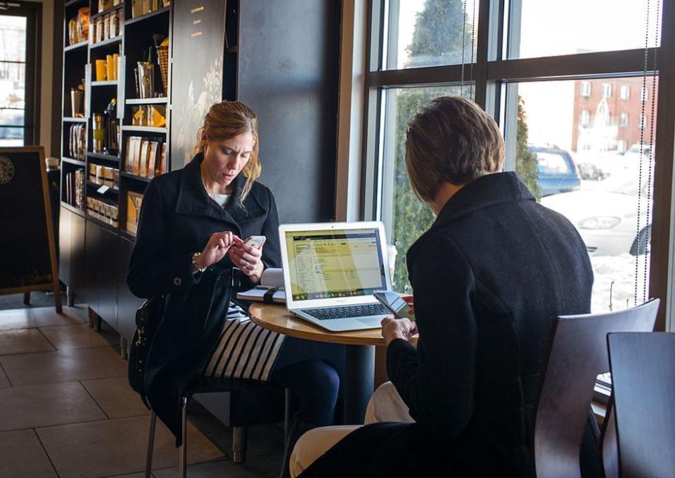 <p>In 2002, the coffee company serviced each of its locations with fully powered free Wi-Fi. Still early in the digital age, the idea soon made Starbucks the most buzzed-about new work spaces.</p>