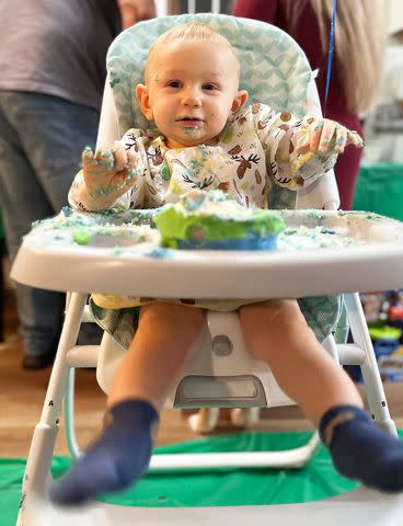 <p>Courtesy of Matthew and Alicia Jackson</p> Walker on his first birthday