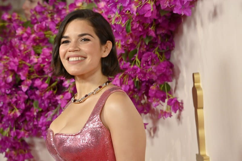 America Ferrera arrives on the red carpet at the 96th annual Academy Awards in Los Angeles on March 10. The actor turns 40 on April 18. File Photo by Jim Ruymen/UPI