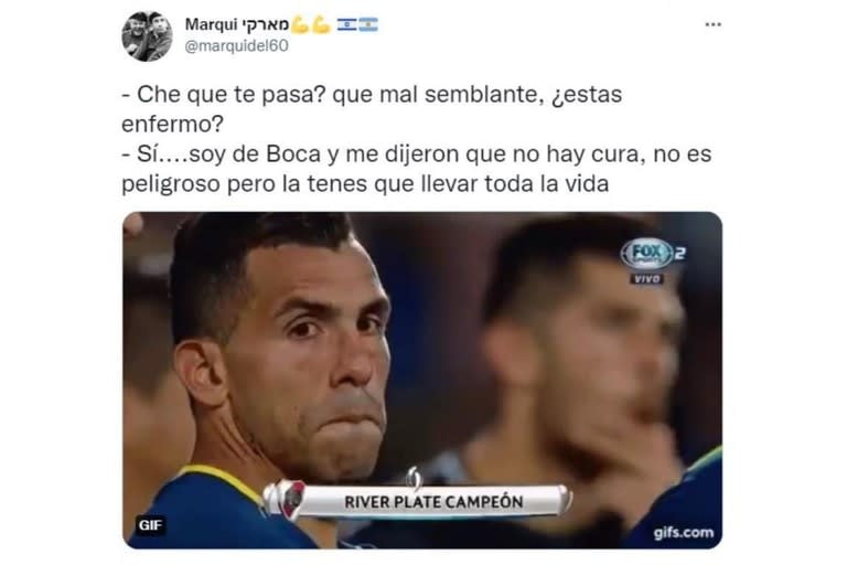 Además de Riquelme y de la comisión de fútbol, los hinchas apuntaron contra Tévez