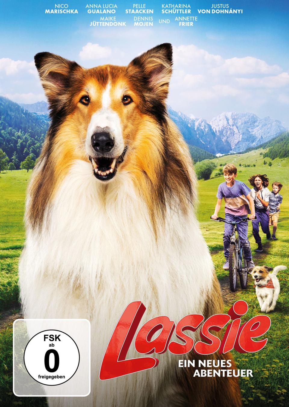 Dieser Hund kommt in jedem Gelände gut zurecht: "Lassie - Ein neues Abenteuer", das Sequel zu "Lassie - Eine abenteuerliche Reise" (2020), spielt in Südtirol. (Bild: Leonine)