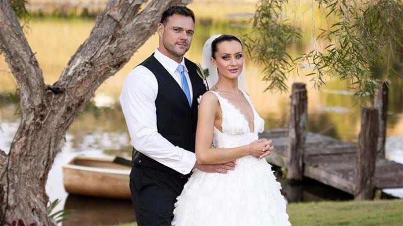 Bronson had an ill-fated marriage to Ines Basic on this year's series of MAFS. Photo: Channel Nine 