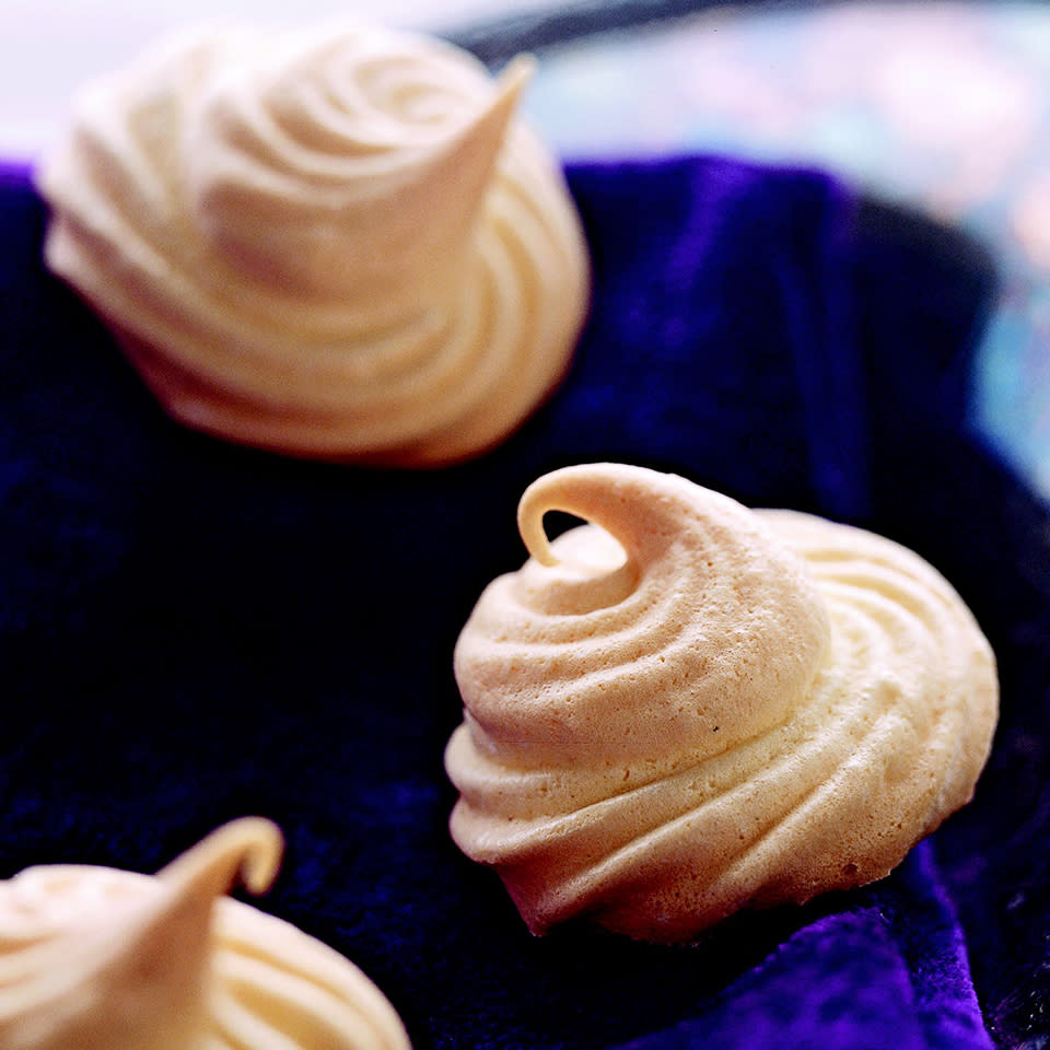 Lemon Cardamom Meringue Cookies