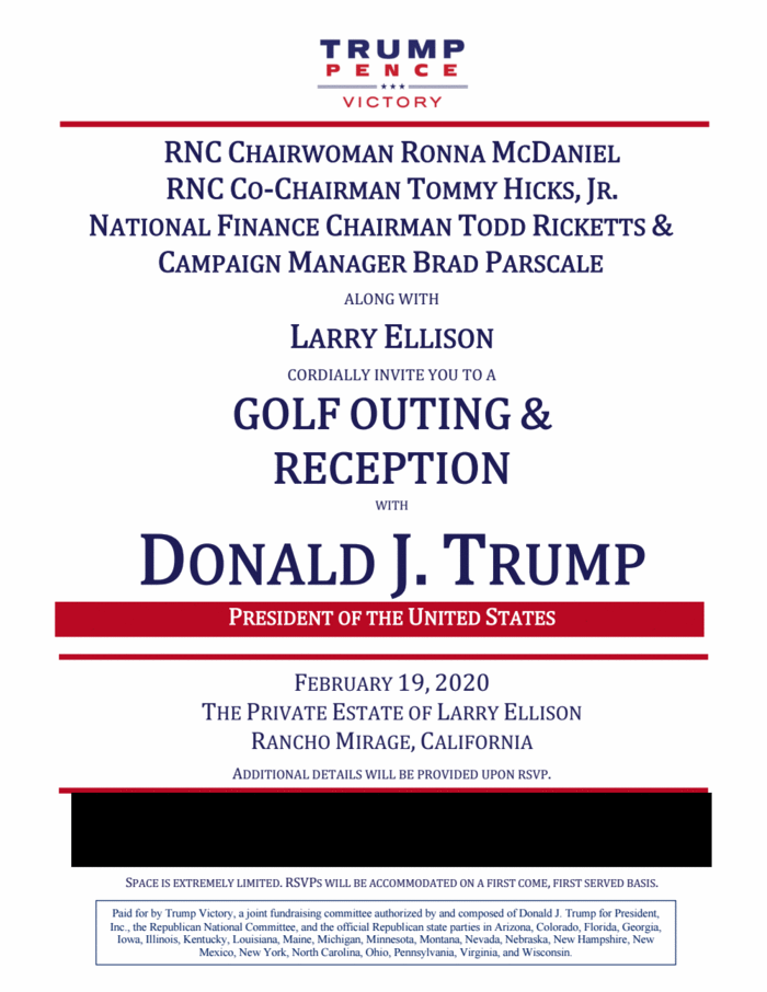 Page 1 of Trump Victory Invitation Lansing Rancho Mirage CA (002)