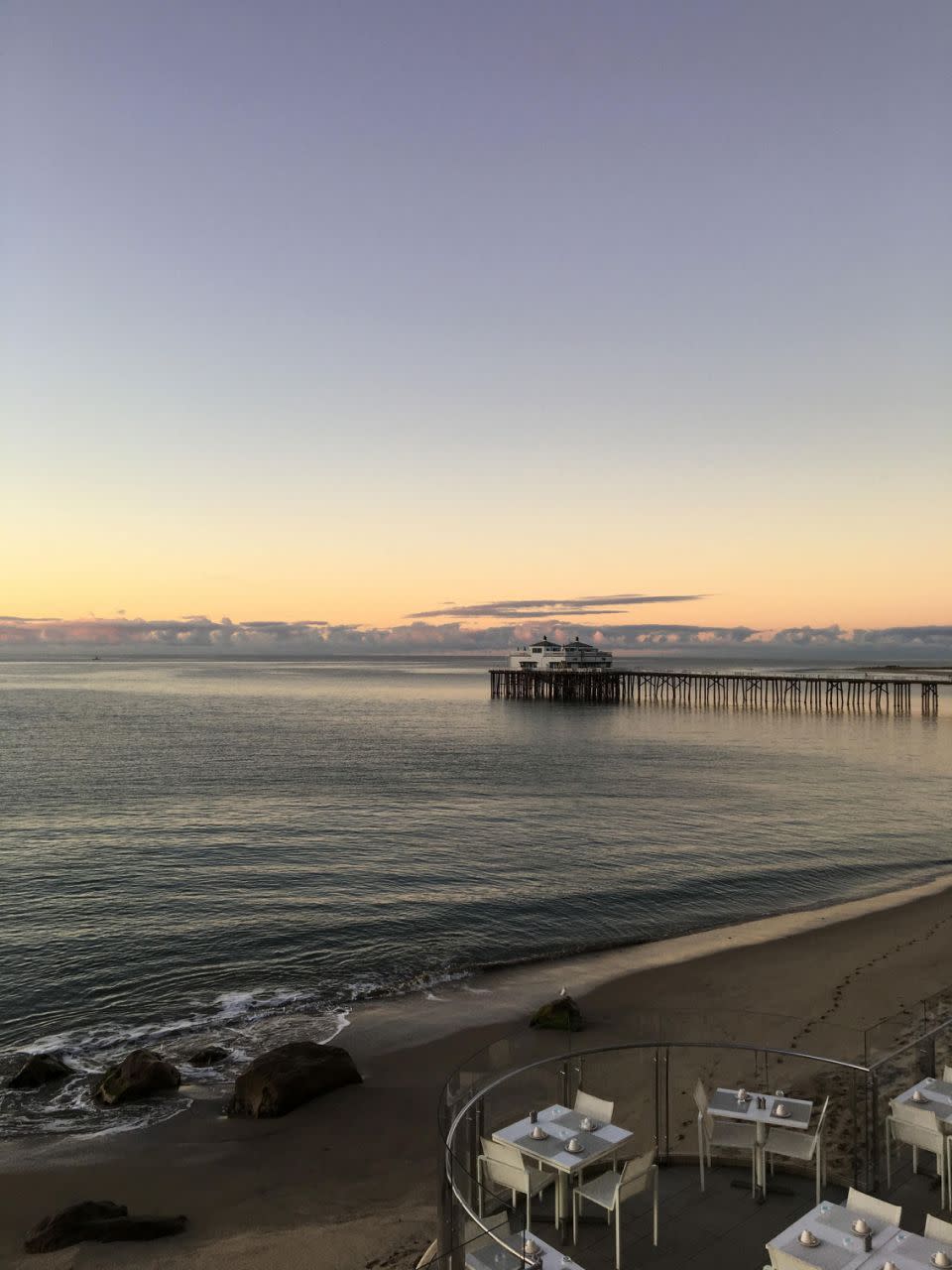 Malibu Beach Inn at sunrise. Source: Erin Van Der Meer