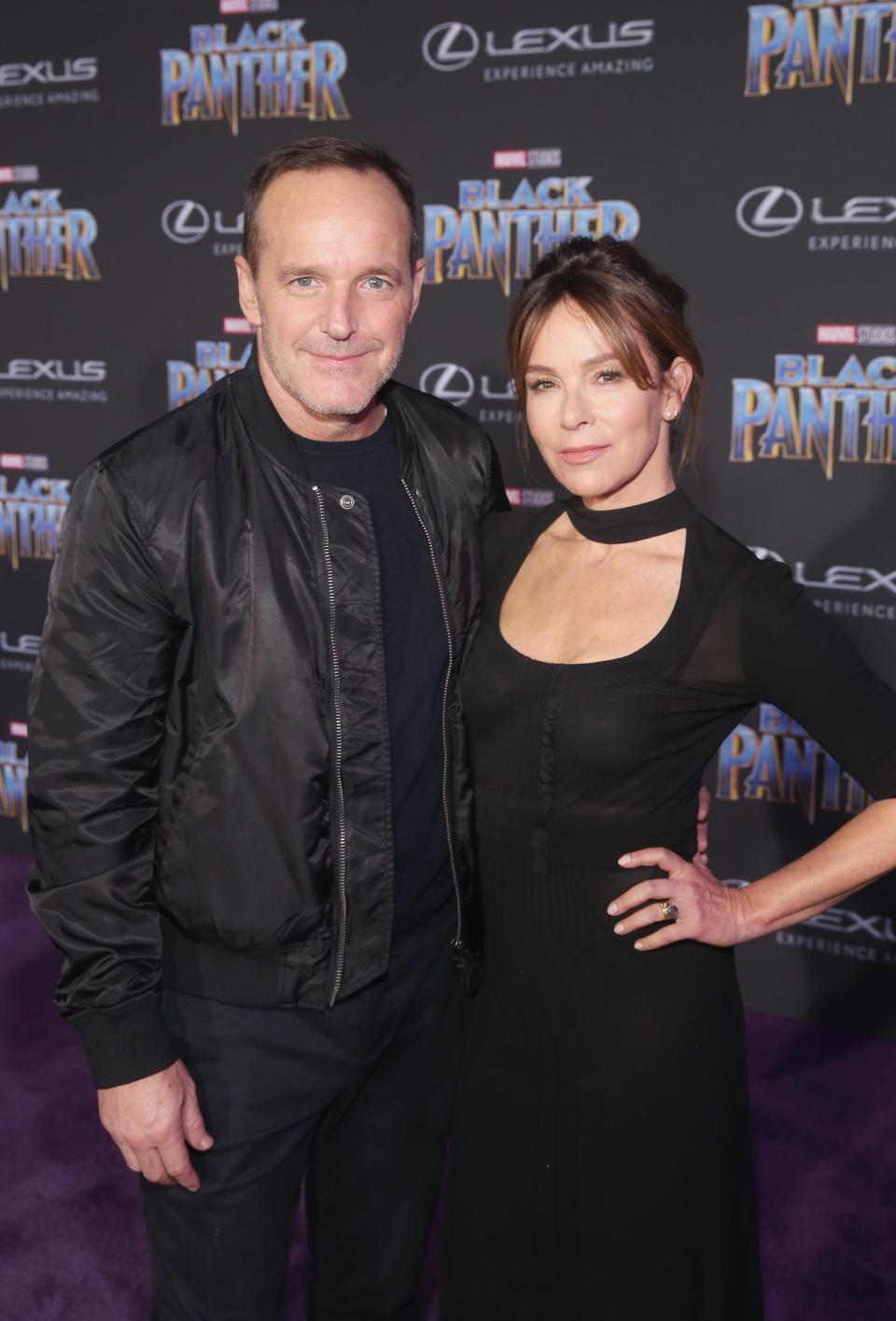 Clark Gregg and Jennifer Grey have filed for divorce.