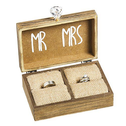 24) Home Wedding Decor Ring Box