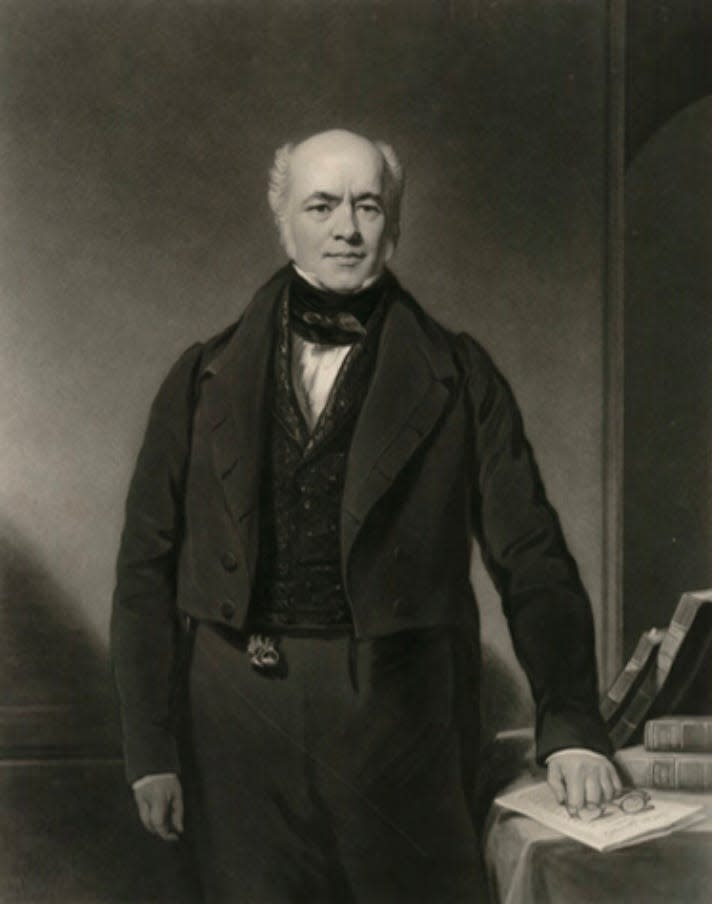 Astronomer Francis Baily is noted for first observing Baily’s beads during a total solar eclipse. He also toured the unsettled regions of the United States in the 1790s, including a visit to Cincinnati.