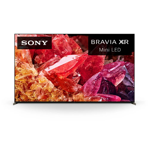 Sony 65-inch XR X95K thin tv against white background