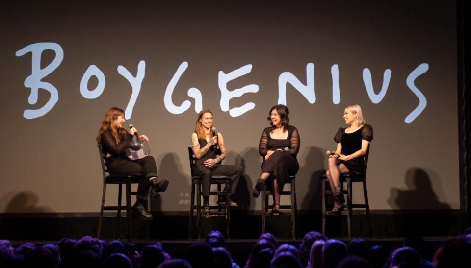 Julien Baker, , Lucy Dacus and Phoebe Bridgers .. at boygenius 'the film' held at El Rey Theatre on March 30, 2023 in Los Angeles, California.