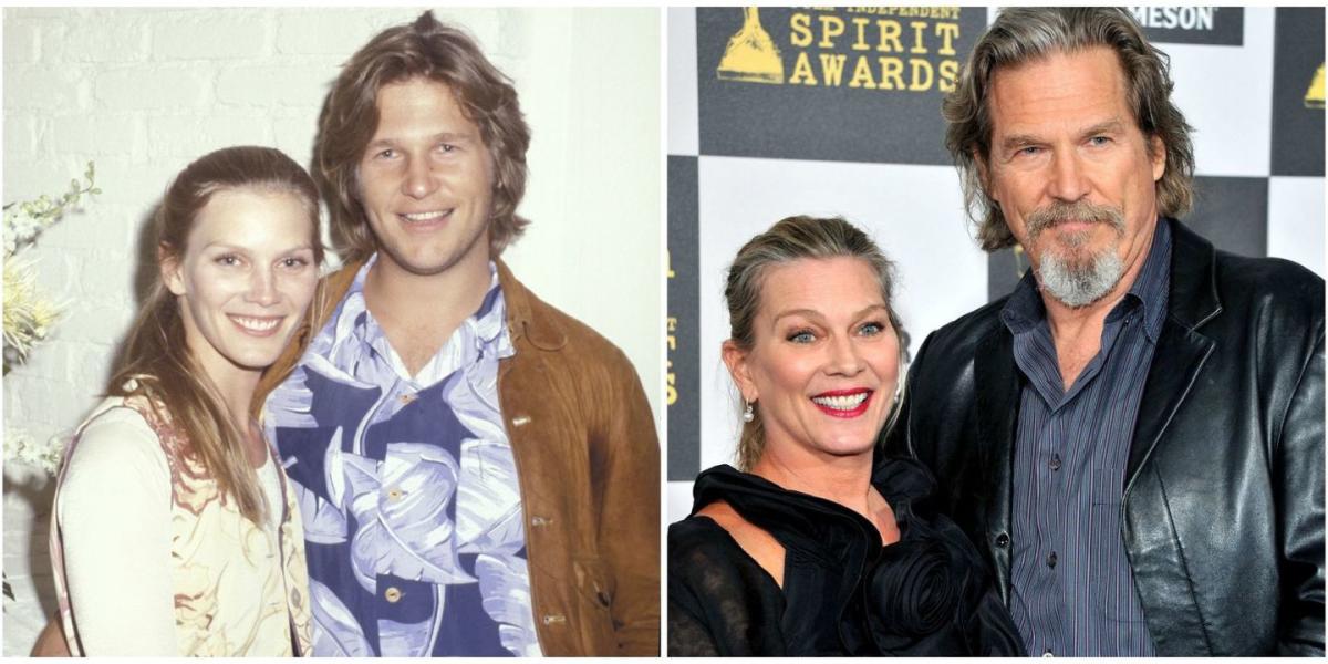 Jeff Bridges and Susan Geston; on their wedding day in 1977, and in 2023,  after 46 years of marriage : r/OldSchoolCool