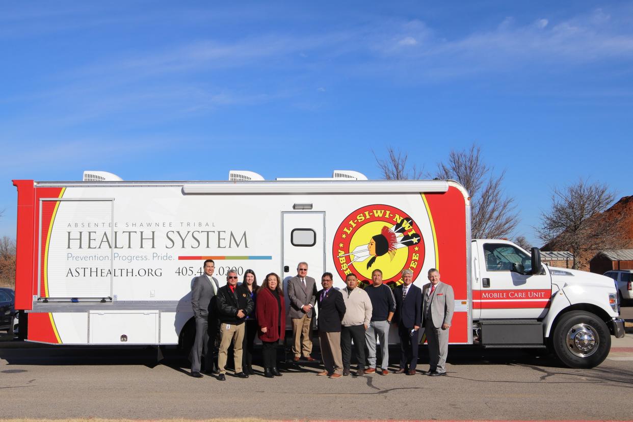 Tribal healthcare hits the road as the Absentee Shawnee Tribe puts two units in service.
