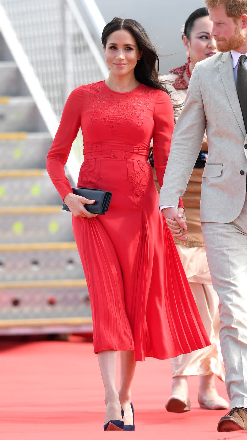 Royal tour: the Self Portrait dress