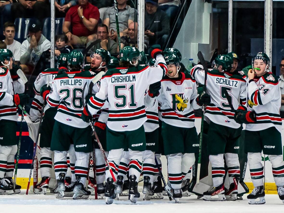 The Halifax Mooseheads defeated the Sherbrooke Phoenix 1-0 on Sunday to punch their ticket to the QMJHL final, where they will play the Quebec Remparts. (Vincent Levesque Rousseau - image credit)